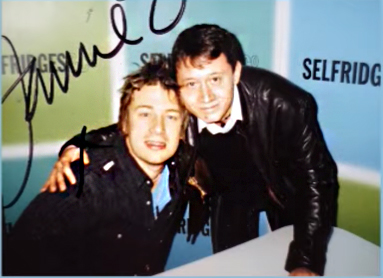 with chef Jamie Oliver